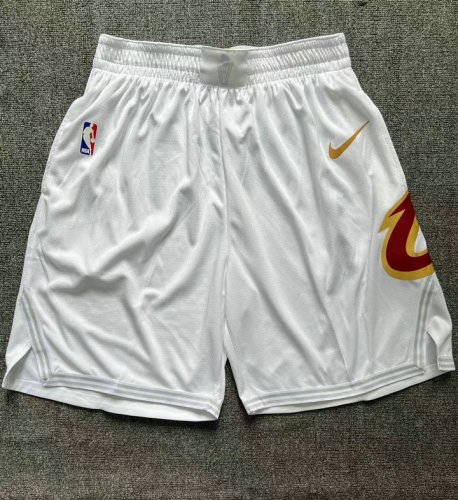 NBA Cleveland Cavaliers 2023 shorts Blanc